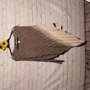 White House Black Market scarf hem shawl Sz L